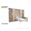 Kids Single MDF Panel Modern Wall Bed , fold up wall mounte